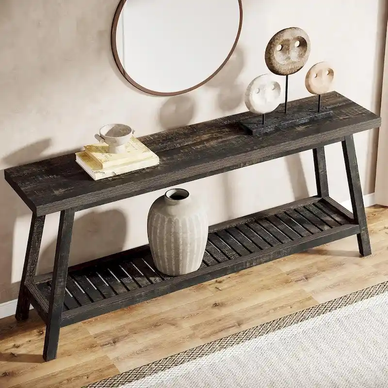 Farmhouse 70.9 Inches Console Entryway Table