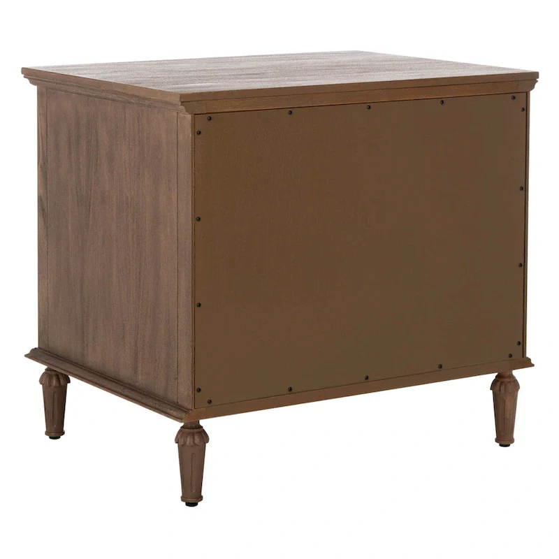SAFAVIEH Couture Firyal 3-Drawer Wood Nightstand