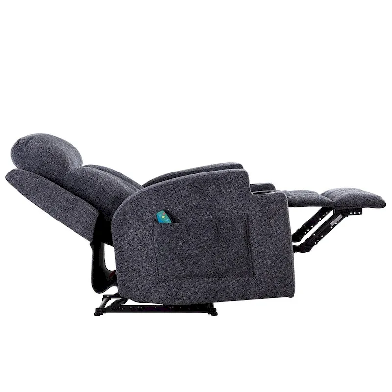 Ebello Massage Recliner Chair with Heat and Vibration Manual Sofa