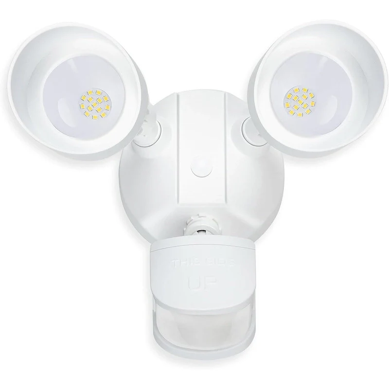 24W LED Flood Motion Sensor Outdoor Lights, 1800LM 5000K IP54 Waterproof, 5 Lighting Modes, 3 Detection Distances