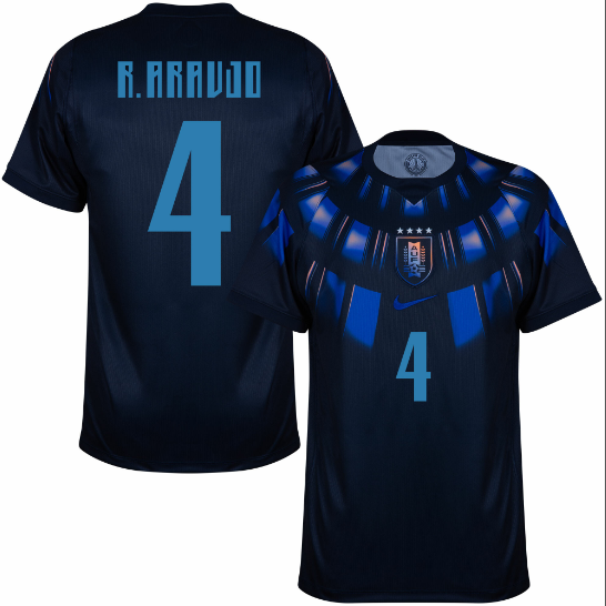 Uruguay Away R. Araujo 4 Jersey 2026-2027