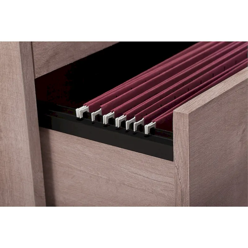 Key West 54W Computer Desk with Cabinet and Bookcase by Bush Furniture