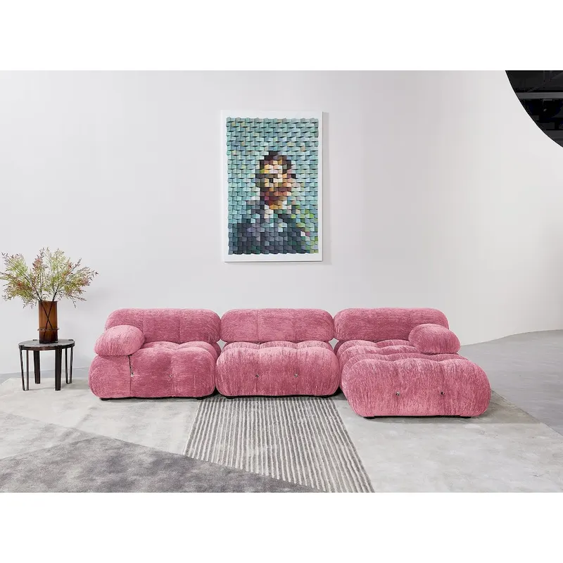 Daimion 4 Pieces Upholstered Sectional