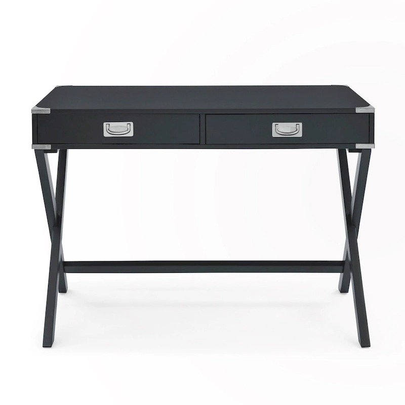 Solid Wood Computer Desk with Drawers