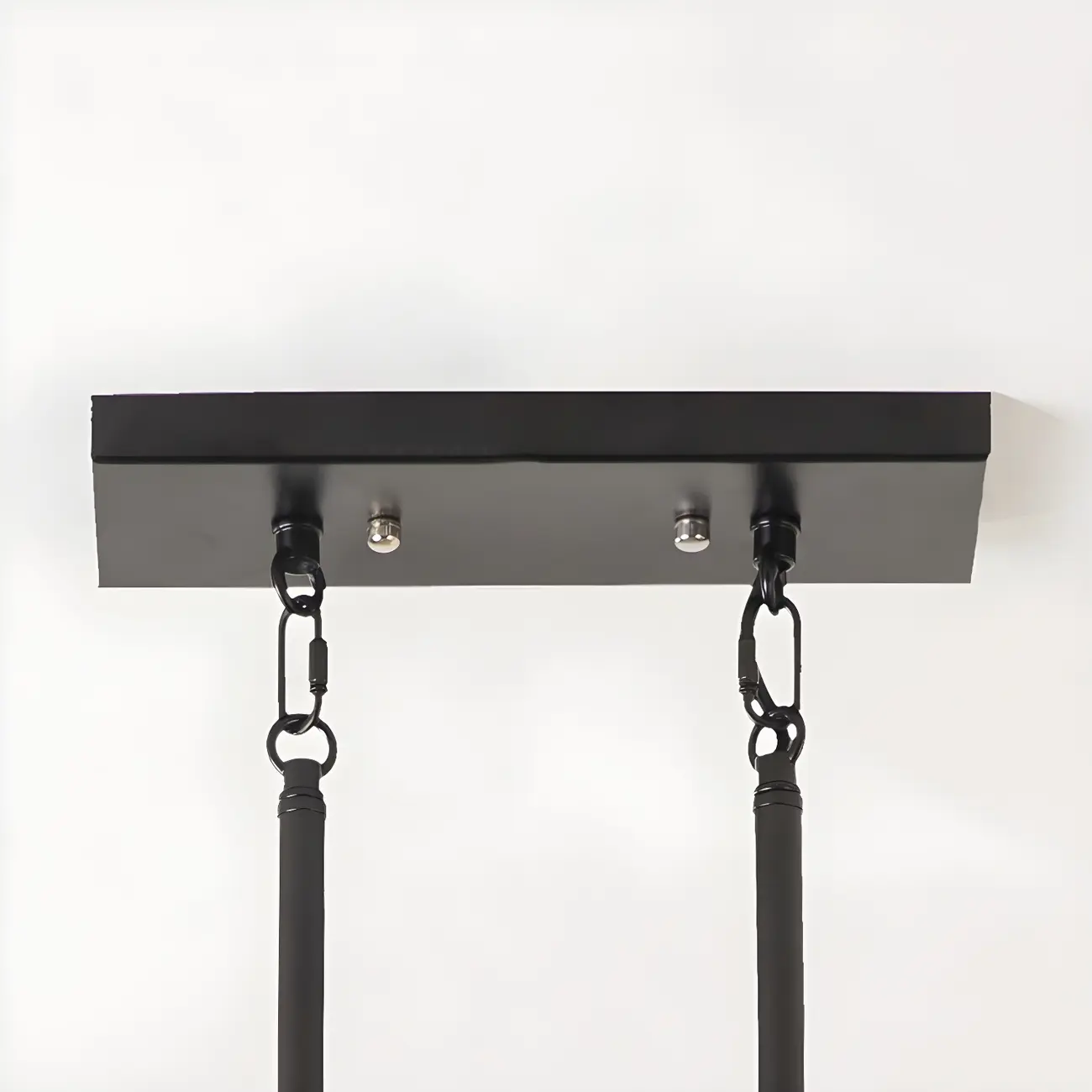 Industrial Black Metal 5-Light Island Pendant Light