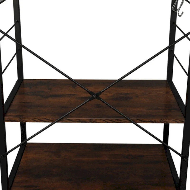 4-Tier Kitchen Baker's Rack with Storage Shelves