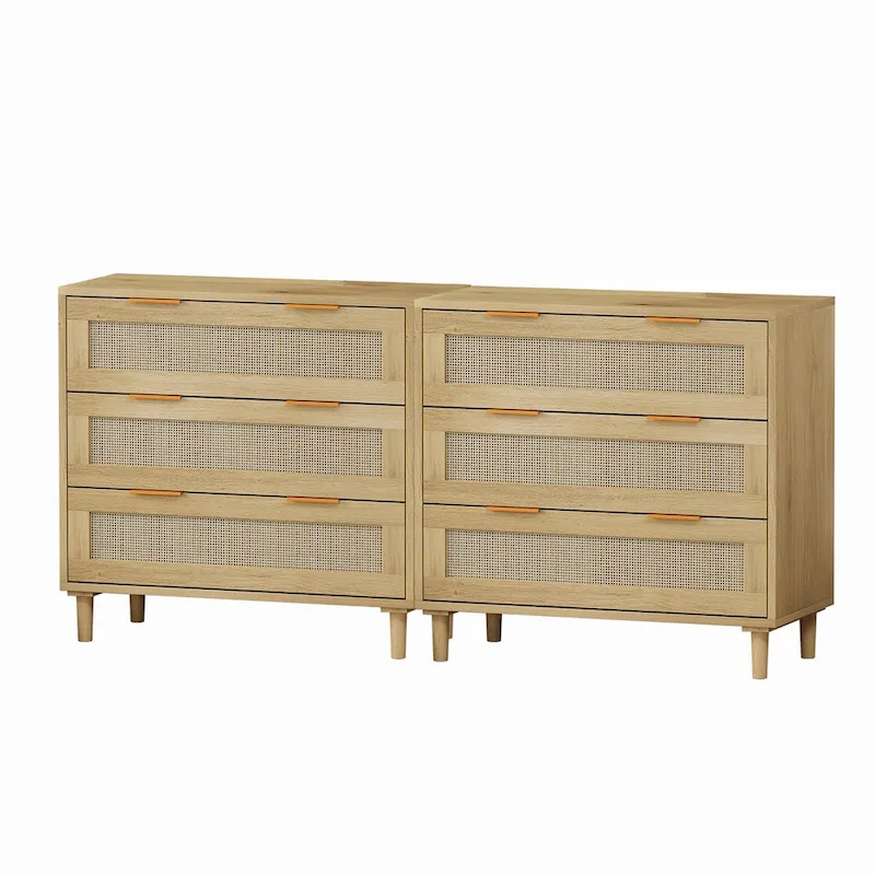 Robyn 6-drawer Dresser Oak - N/A