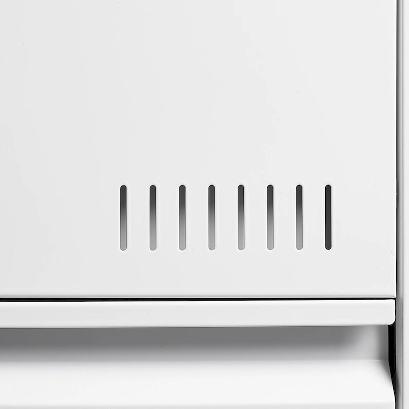 Black Locking Metal File Cabinets with Three Drawer, Lock and Key