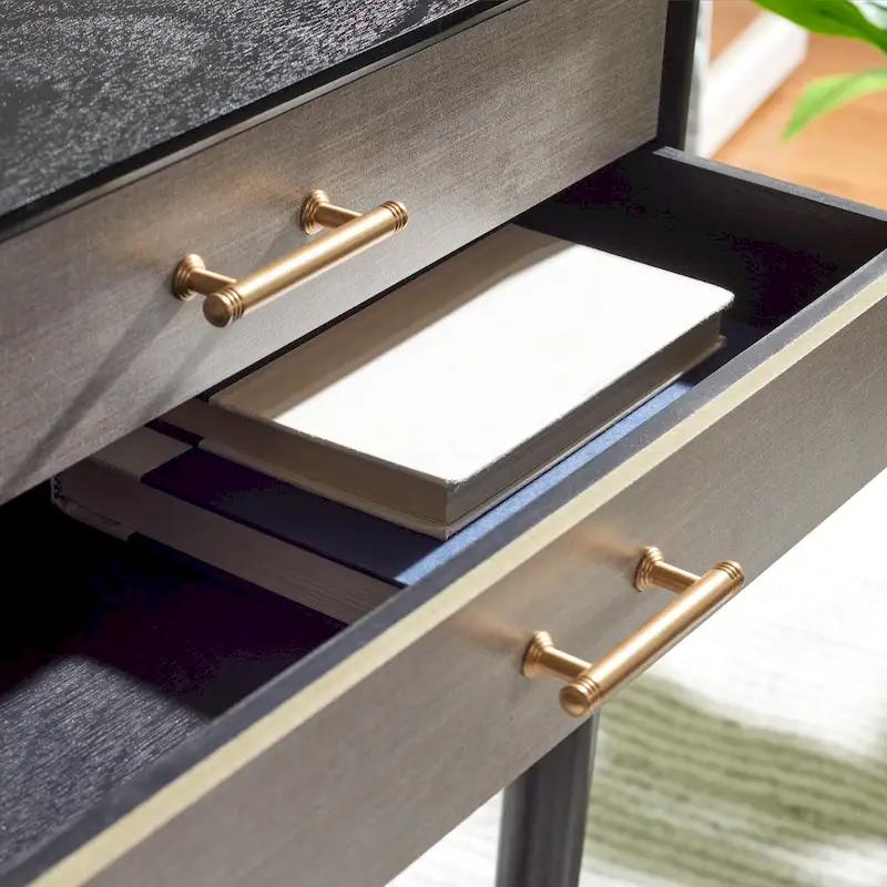 SAFAVIEH Birdella 4-Drawer Console Table - 42 W x 13 L x 29.5 H - 42Wx13Dx30H