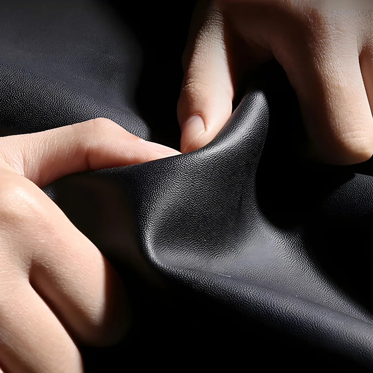 Glam Scandinavian Leather Armless Dining Chairs Metal Frame