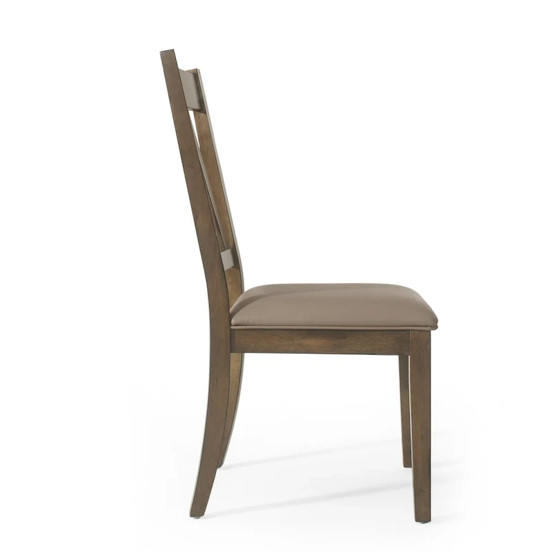 Fairgreens Farmhouse Upholstered Wood Dining Chairs (Set of 2)  20.00  L x 22.75  W x 39.00  H