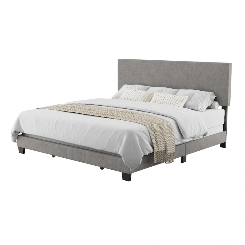 Nova Modern King Bed, Box Spring Required