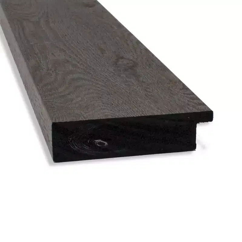 30" x 66" Rustic Plank Gray Leaner Mirror by Amanti Art