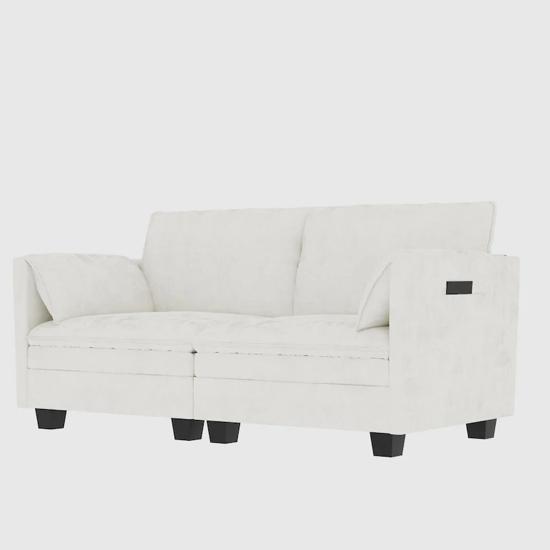 Christopher Knight Home - Sophia Mid-Century Modern Loveseat Sofa