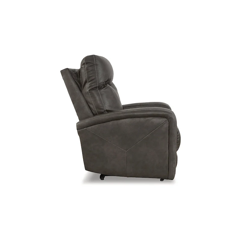 Signature Design by Ashley Ryversans Power Recliner with Adjustable Headrest