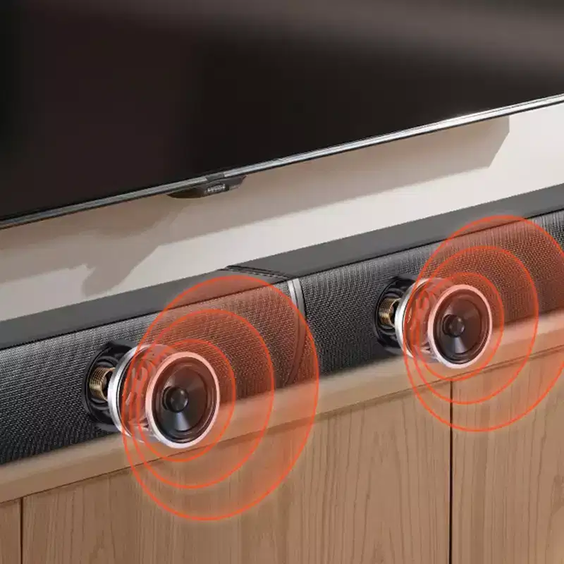 VEVOR Sound Bar for Smart TV, 2.0 Channel, 32In 2 in 1 Detachable Soundbar TV Speakers, with Bluetooth HDMI AUX USB Connection, Remote Control, Black
