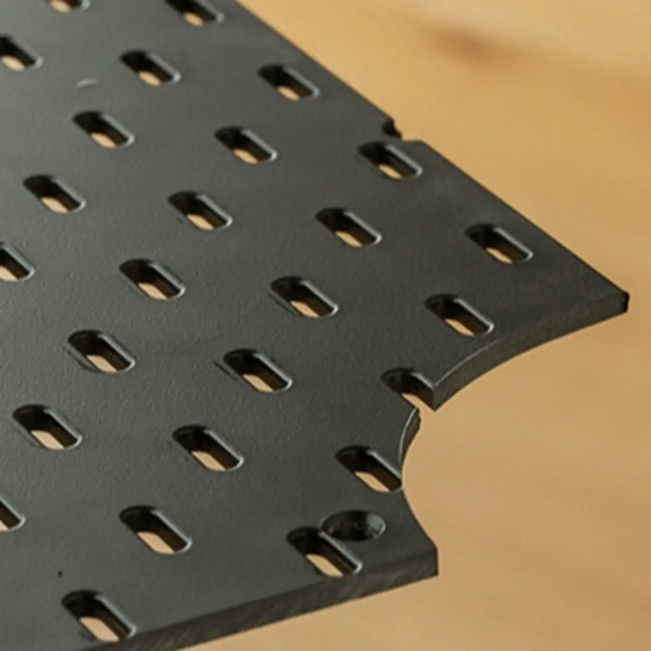 Adjustable Solid Wood Brown Display Cabinet with Light