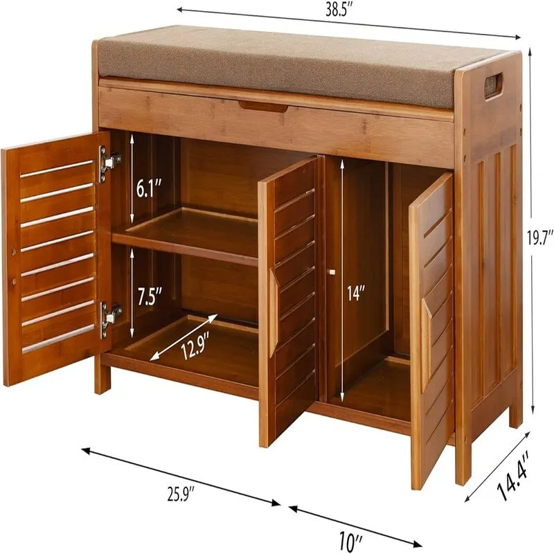 Shoe Cabinet - 14.2D x 38.5W x 20.8H