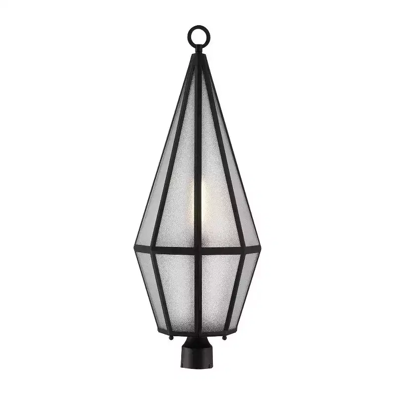 Savoy House Peninsula 1 - Light Post Light in Matte Black