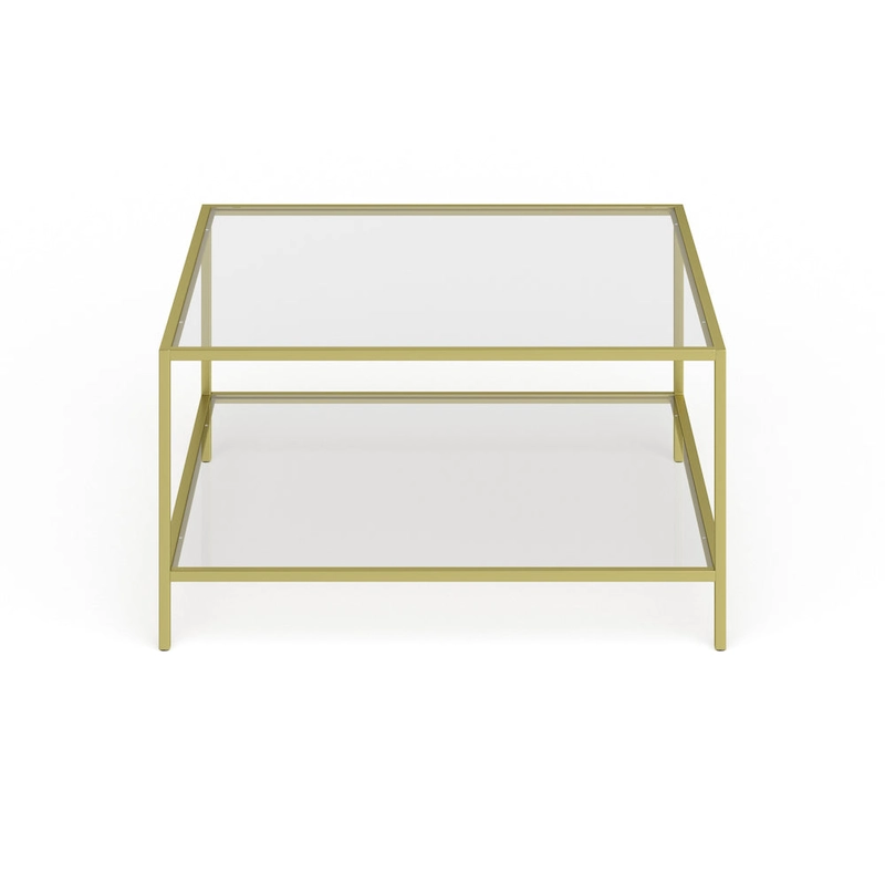 Sivil 32 Square Coffee Table with Shelf
