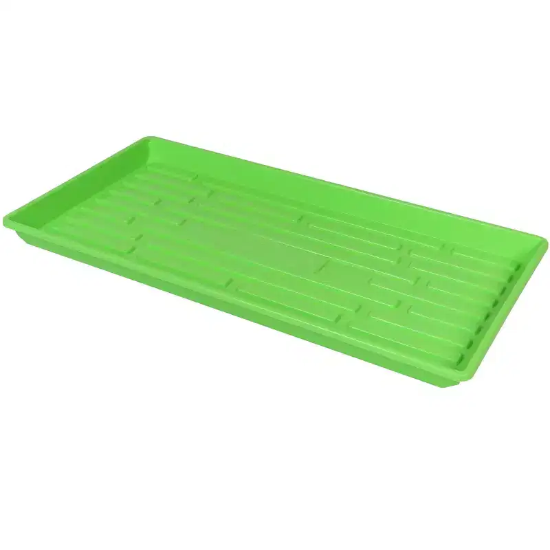 SUNPACK 10 x 20 Heavy Duty Shallow Plastic Seed Starting Tray, 1