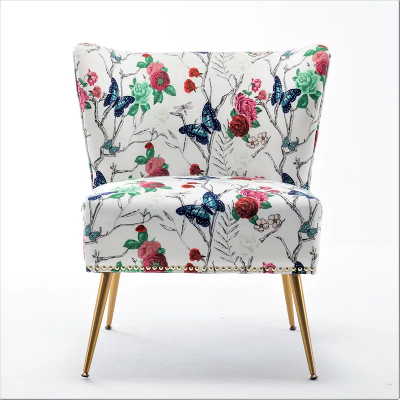 Friant 25W Microfiber Upholstered Slipper Chair