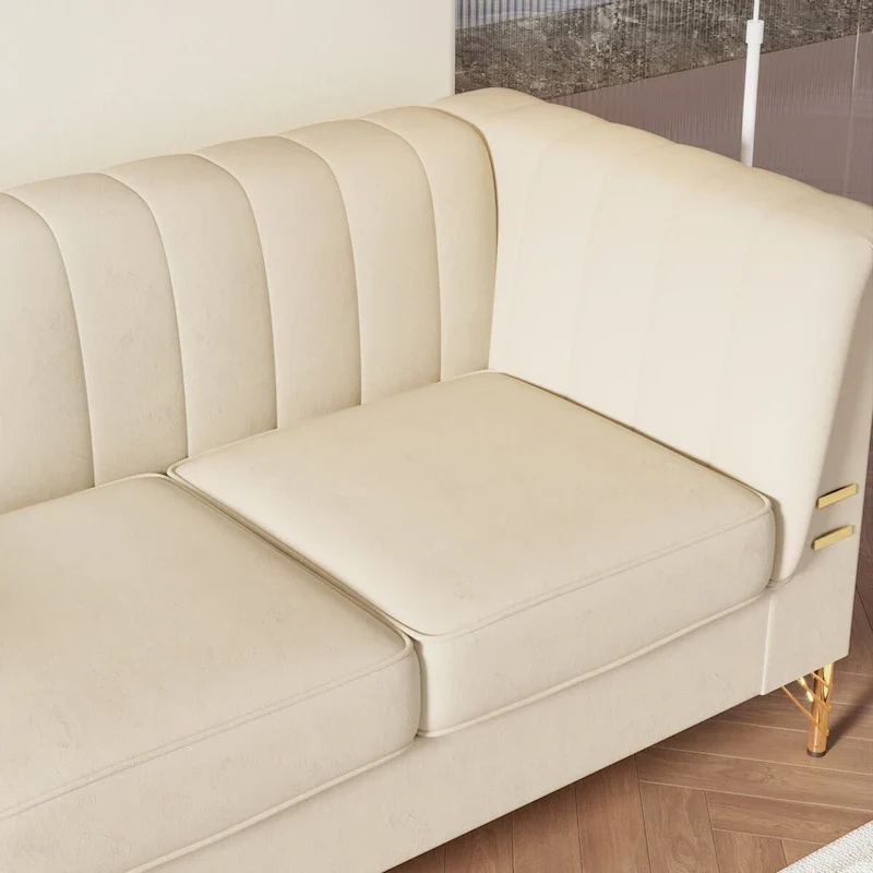 82.67  W Velvet Sofa