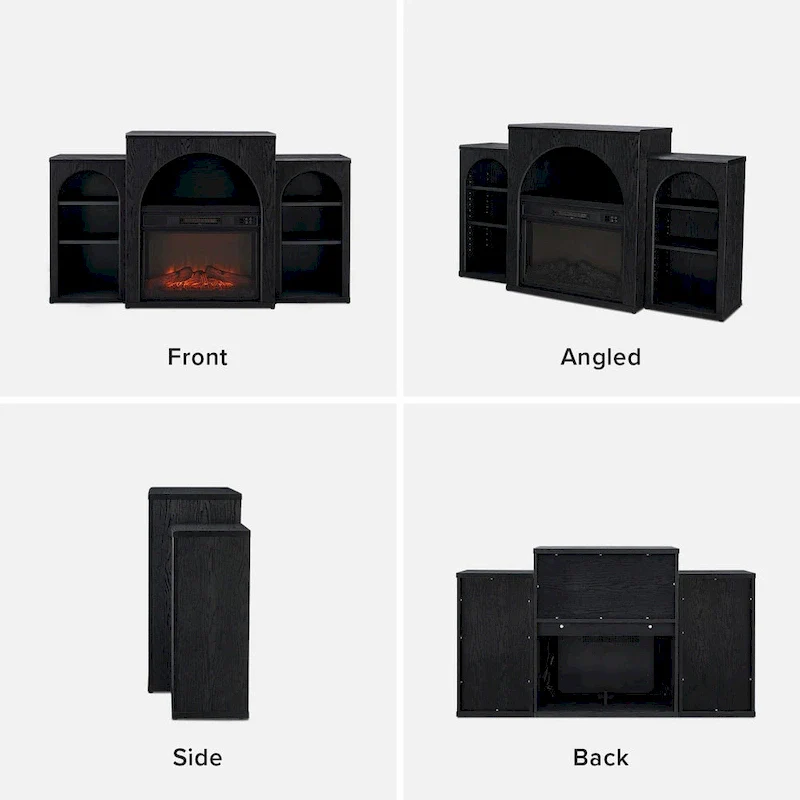 Blake Electric Fireplace Mantel TV Stand