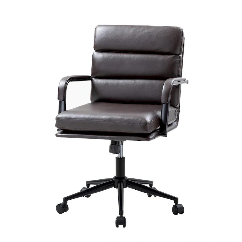 Modern Task Faux Leather Chair with Tilt Lock and Center Tilt by