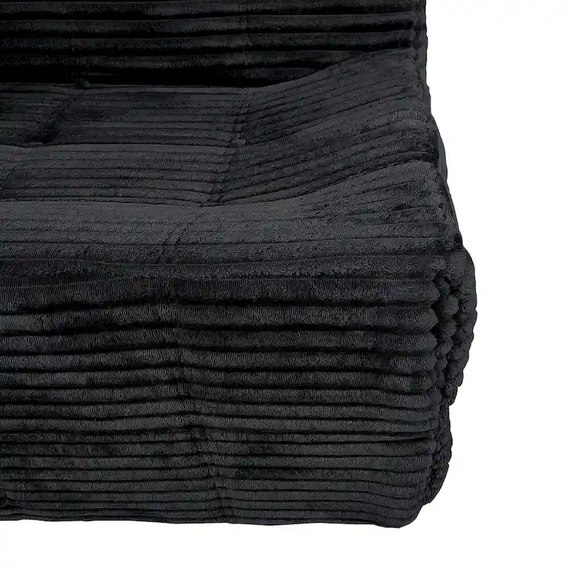 75 Foam 3-Seat Sofa with No Assembly, Space-Saving Design, and Easy Setup