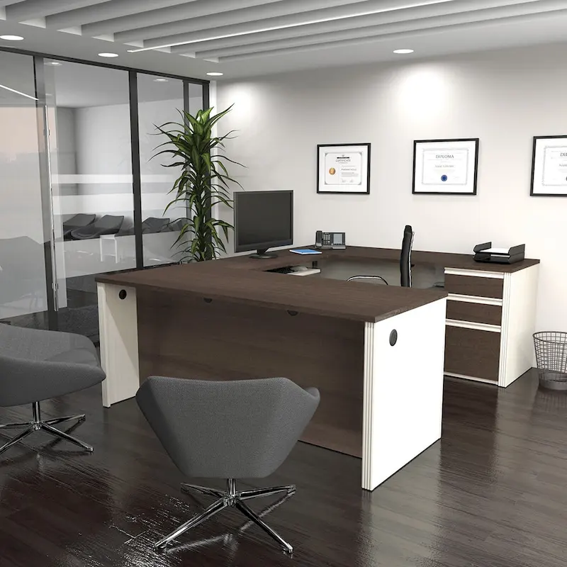 U-shaped Workstation Desk Kit