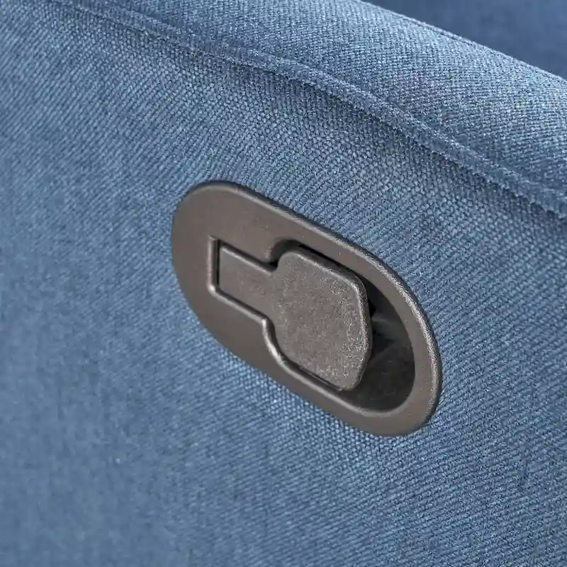 Fabric 2-Seater Recliner Club Chair