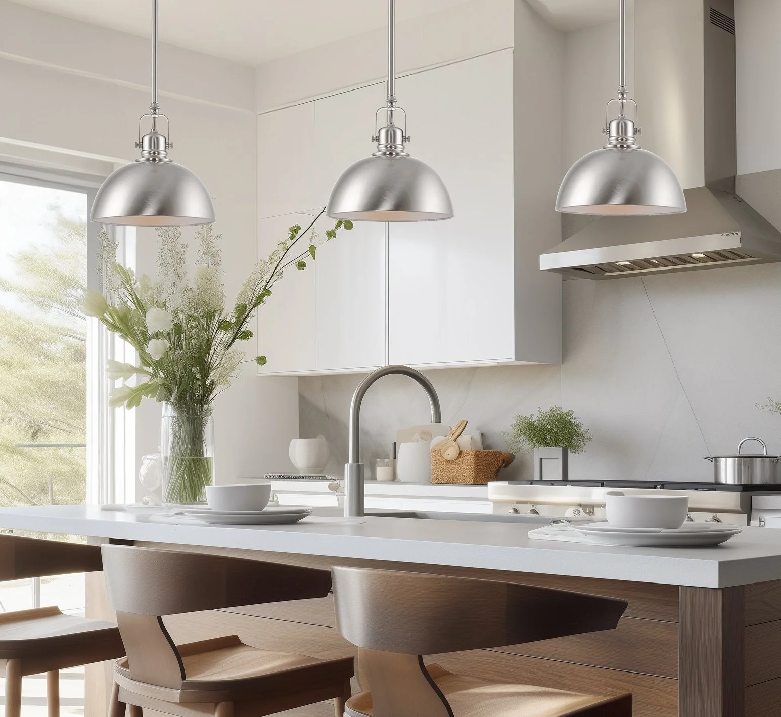 Belle 9 Contemporary Industrial Pendant Light