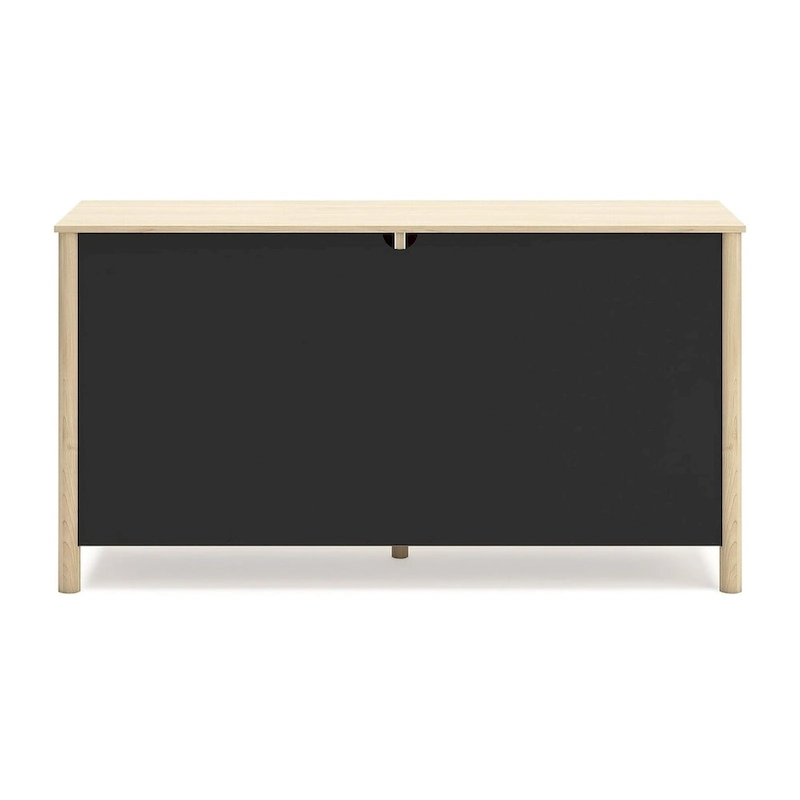 Signature Design by Ashley Cabinella Tan Panel Headboard with Dresser and Nightstand