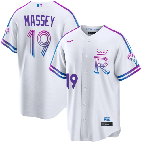 Michael Massey Kansas City Royals White 2026 City Connect Jersey
