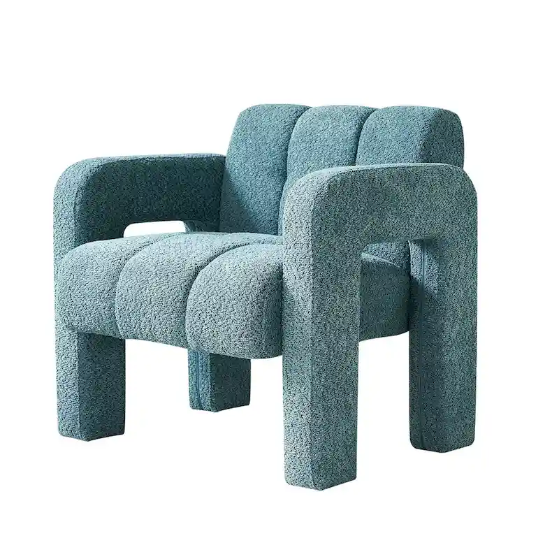 Green Modern 31.1 Accent Chair with High-Density Foam