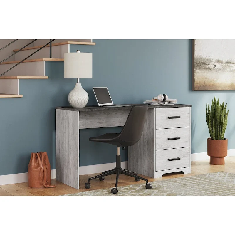 Shawburn White/Gray 54 Home Office Desk