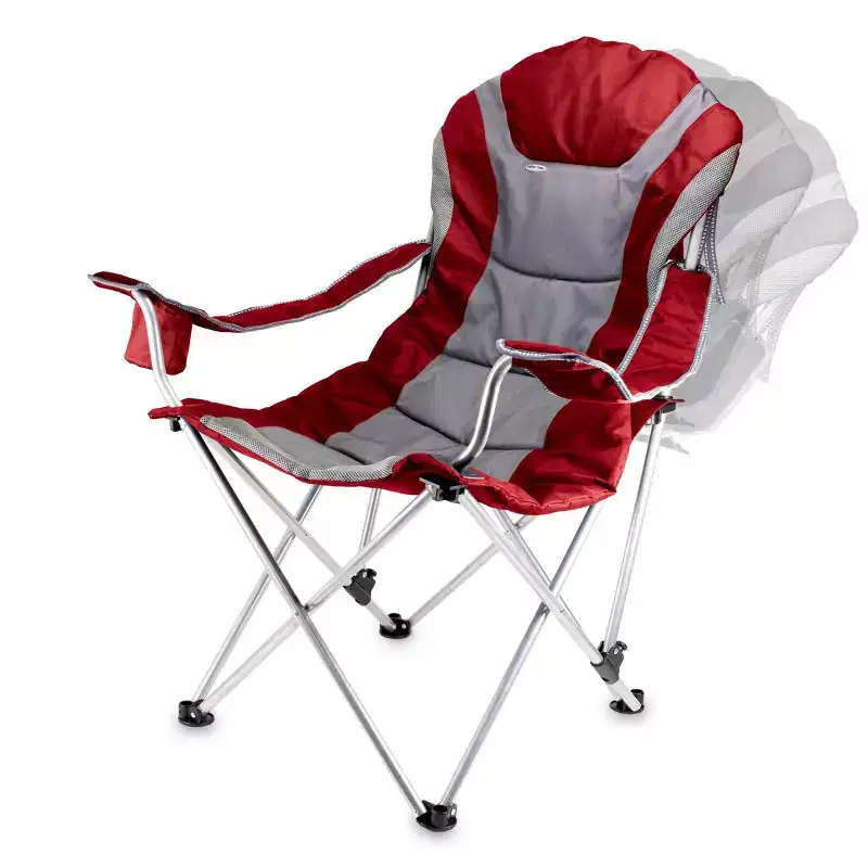 NCAA Louisville Cardinals Reclining Camp Chair with Head Support