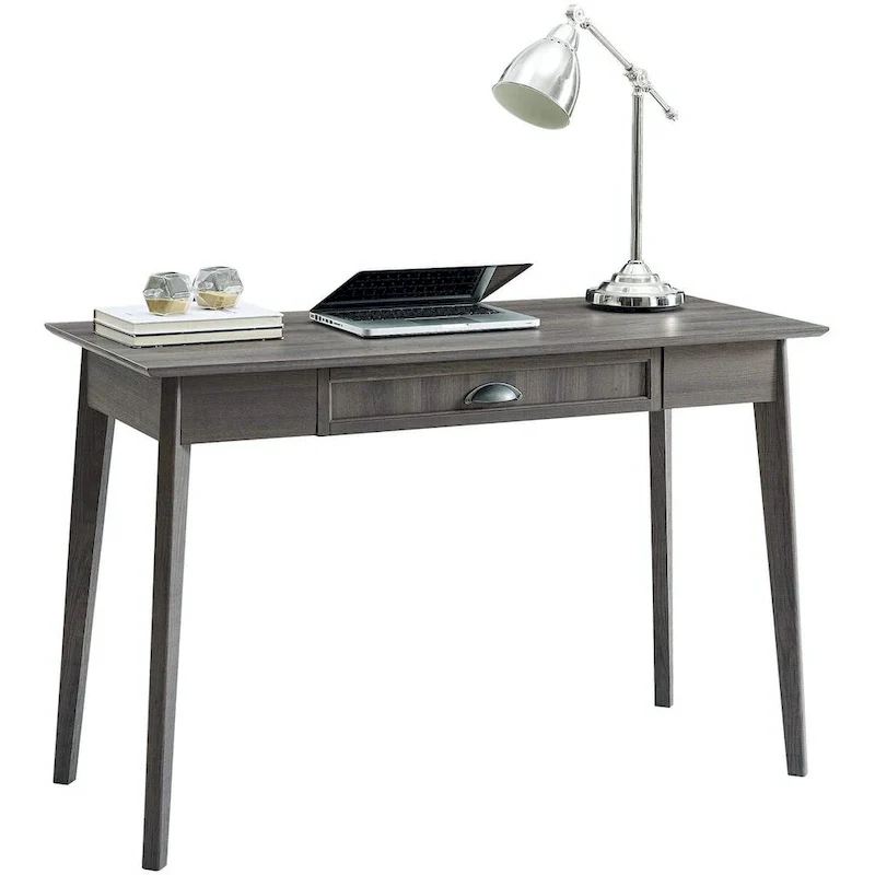 Caffoz Home Office Modern Writing Desk with Drawer and USB Hub