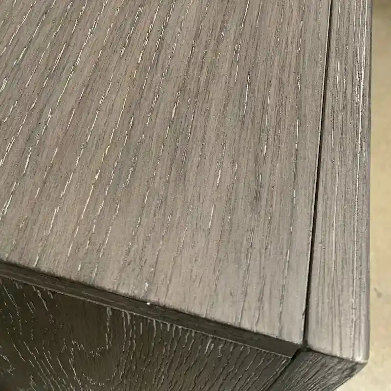 Ennesley Gray Wood Bedroom Furniture with Upholstered Panel Bed