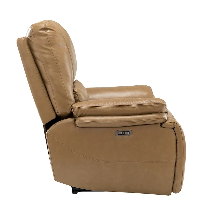 Mercedes Genuine Leather Power Recliner with Cushion Padded