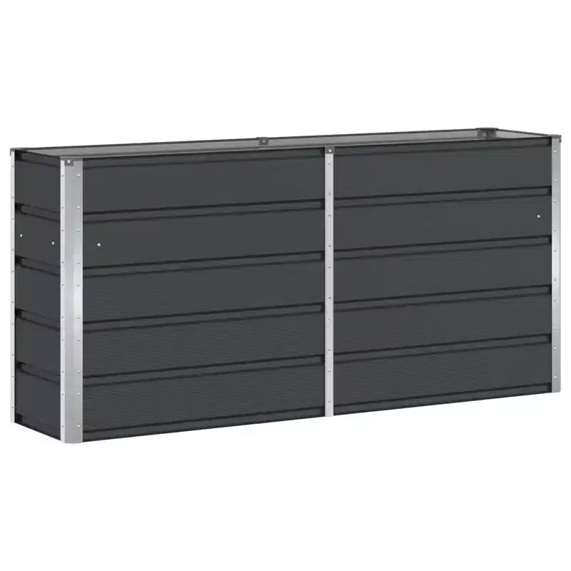 vidaXL Planter Anthracite 160 x 40 x 75 cm Steel
