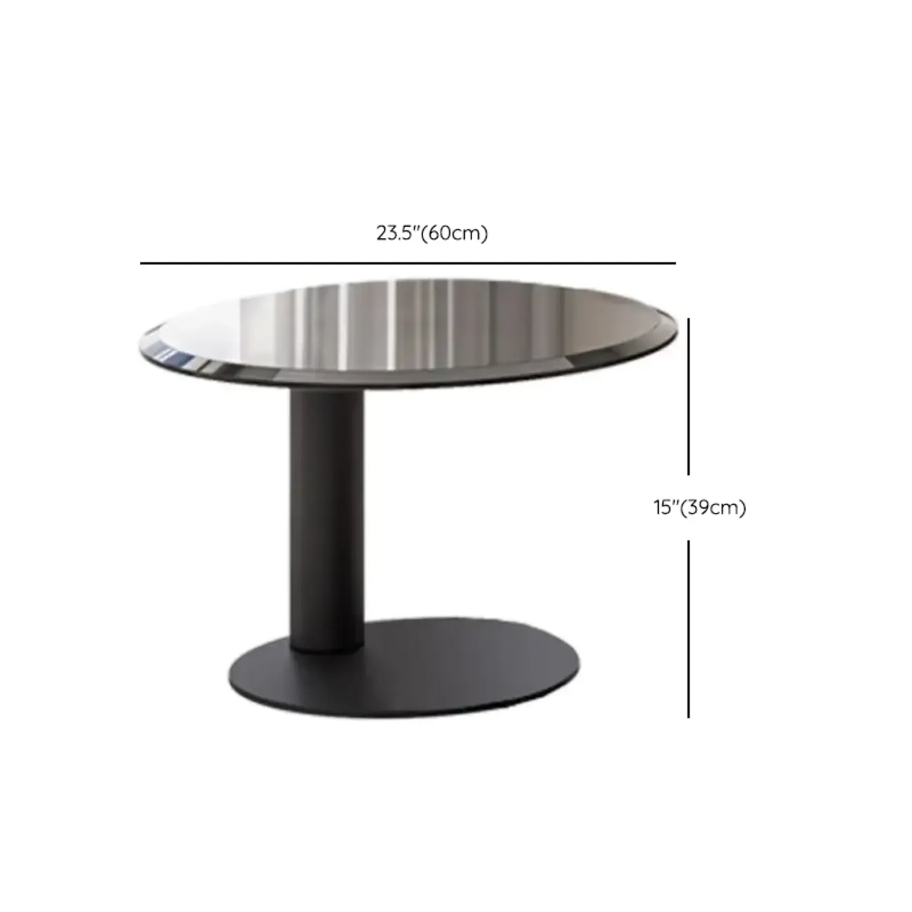 2 Drawers Round Reclaimed Wood Nesting Pallet Coffee Table