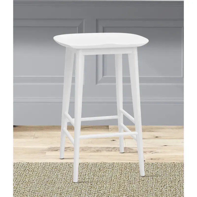 Steve Silver Hendry Backless Solid Acacia Counter Stool - Counter Stool