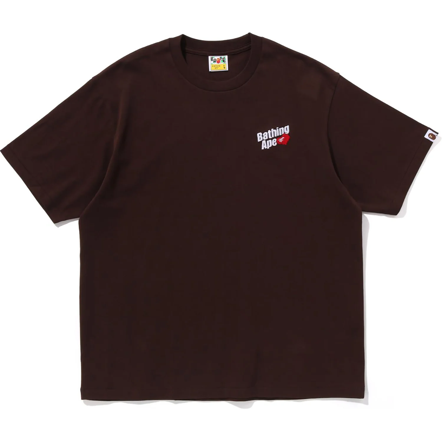 BAPE MENS A BATHING APE LOGO RELAXED FIT TEE