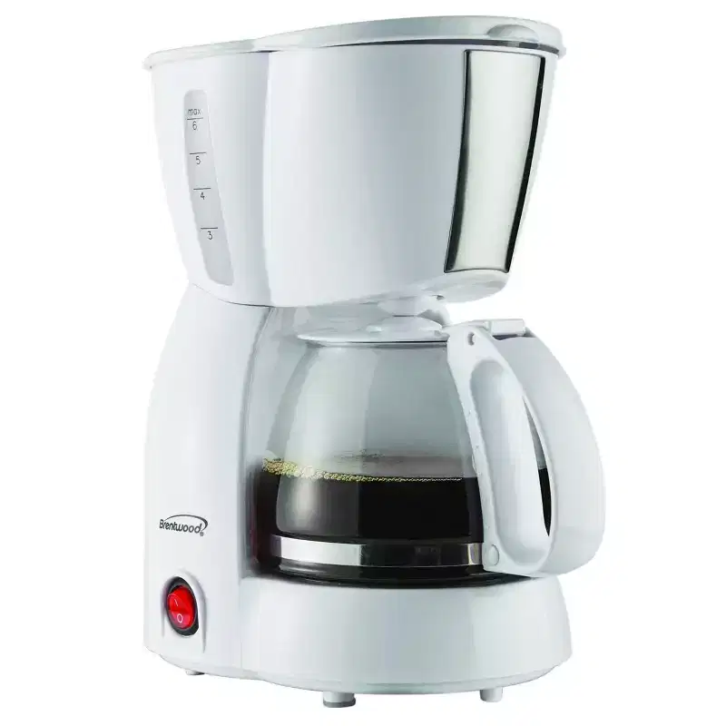 Brentwood 4 Cup Coffee Maker in White