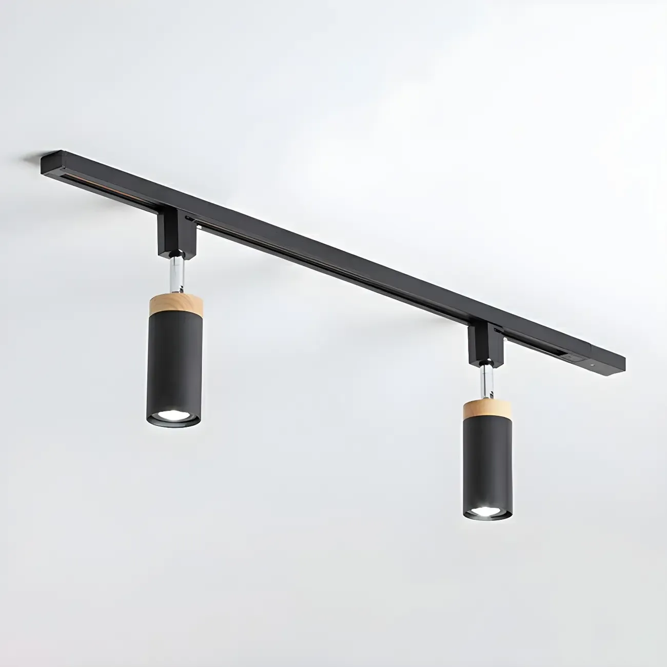 4-Light Metal Modern LED Track Lighting Fixture Adjustable Head