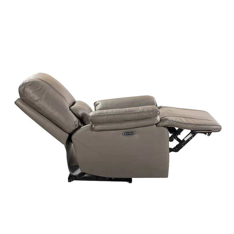 Mercedes Genuine Leather Power Recliner with Cushion Padded