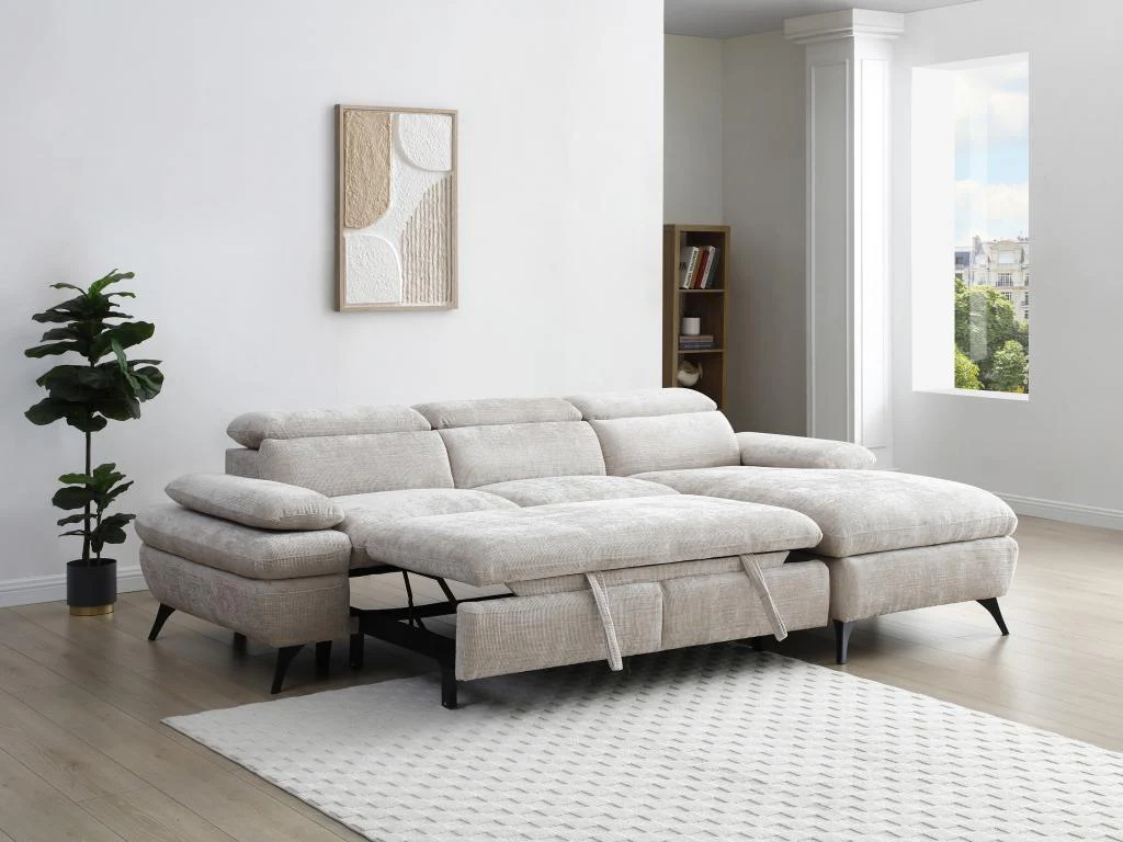 Corner Sectional Sofa - Beige #2