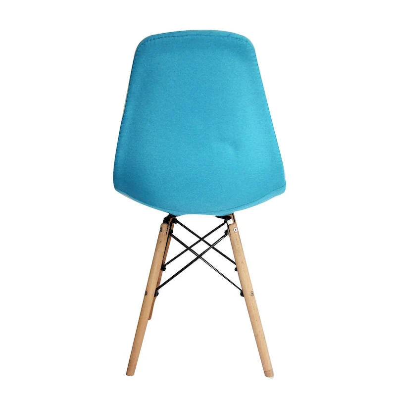 Haig Fabric Dining Chair, Beech Wood Legs, Single Seat